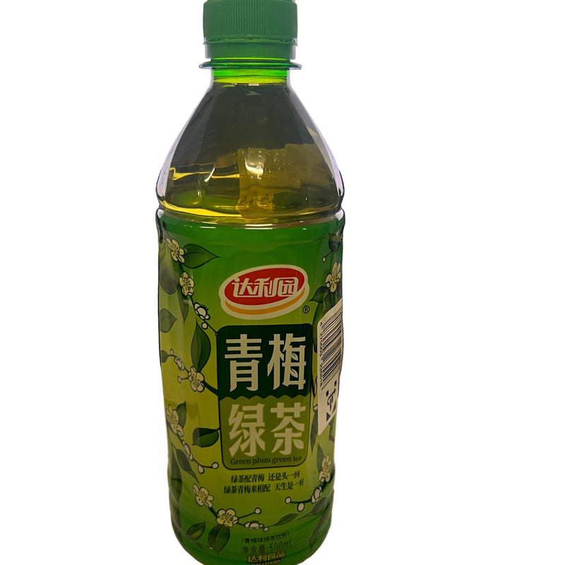达利园 青梅绿茶/DALIYUAN Grüntee-Getränk mit grünen Pflaumen-Geschmack 500ml