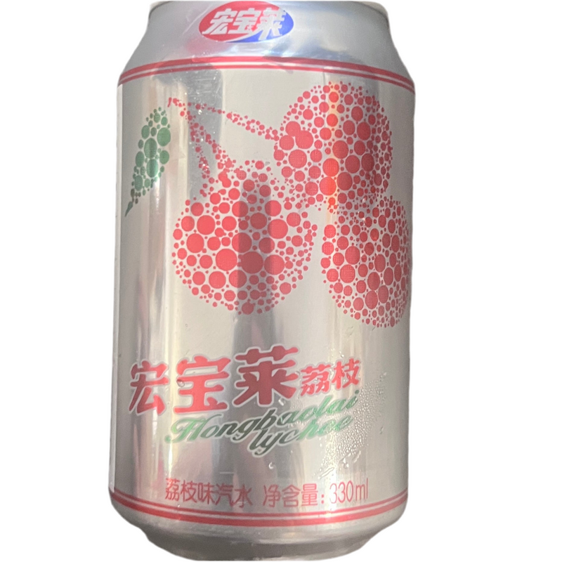 宏宝莱 经典荔枝汽水/HONGBAOLAI Klassische Litschi-Limonade 330g