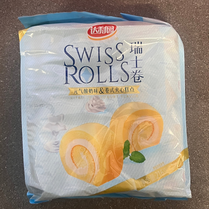 达利园 瑞士卷/DALIYUAN Schweizer Rollkuchen, gefüllt und mit Joghurtgeschmack 216g