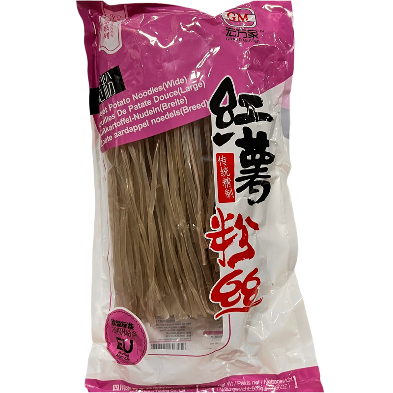 红薯宽粉/Süßkartoffel Nudel(dick)/500g