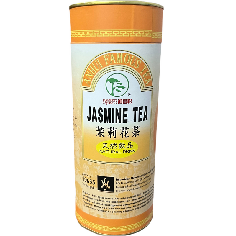 迎客松 茉莉花茶/GREETING PINE Grüntee aromatisiert mit Jasminblüten 200g