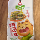 开口爽 海带丝香辣味/KAIKOUSHUANG Eingelegte Seetangstreifen, würzig scharf 28g