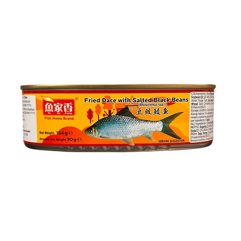 渔家香 豆豉鲮鱼/Frittierte Hasel (Rhinichthys) mit gesalzenen schwarzen Bohnen 184g