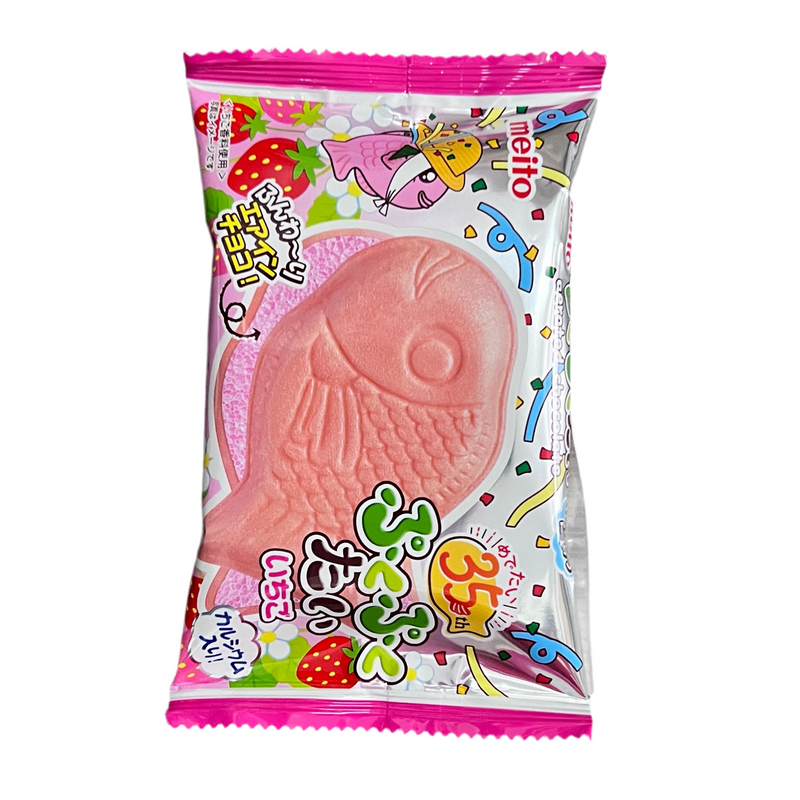 鲷鱼烧草莓华夫饼/MEITO Waffeln mit Erdbeerfüllung in Fischform 16,5g