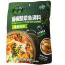 吉香居 藤椒酸菜鱼调料/JIXIANGJU Würzmischung für Sauerkrautfisch mit grünem Sichuanpfeffer 378g