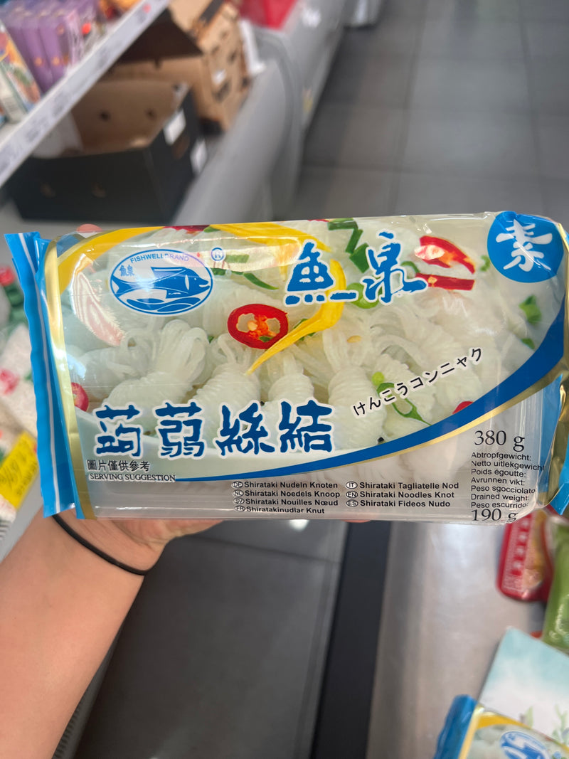 鱼泉 蒟蒻丝结 魔芋 / Shirataki Nudeln Knoten 380g