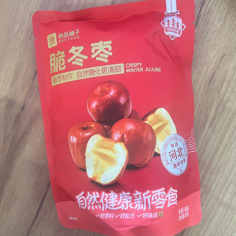 良品铺子 脆冬枣/BESTORE Knuspersnack aus chinesischen Datteln 80g