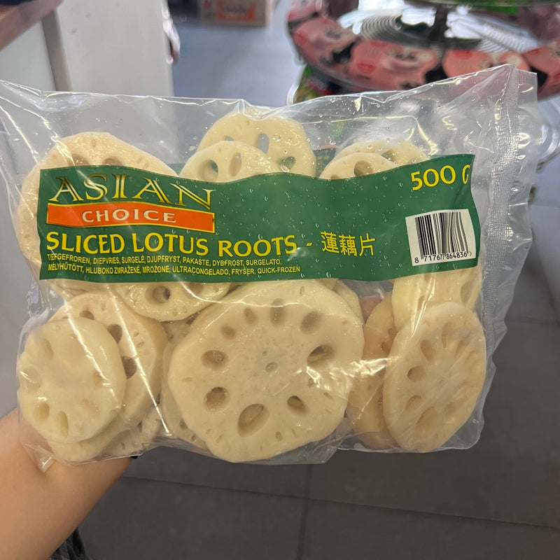 冰冻 冻藕片/TK ASIAN CHOICE Lotuswurzeln in Scheiben geschnitten 500g