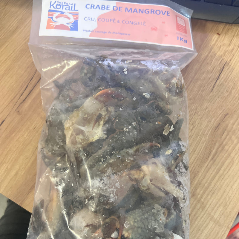 冰冻 螃蟹/TK SEAFOOD KORAIL Taschenkrebs-Stücke, aus Madagaskar 1000g
