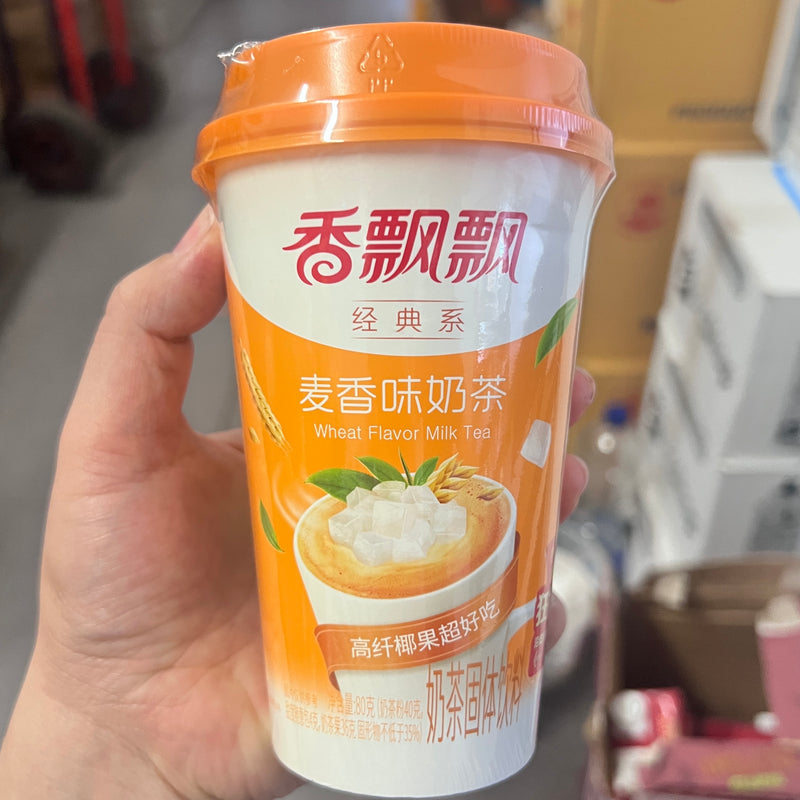 香飘飘 麦香味奶茶/XIANGPIAOPIAO Milchtee-Pulver mit Hafergeschmack 80g