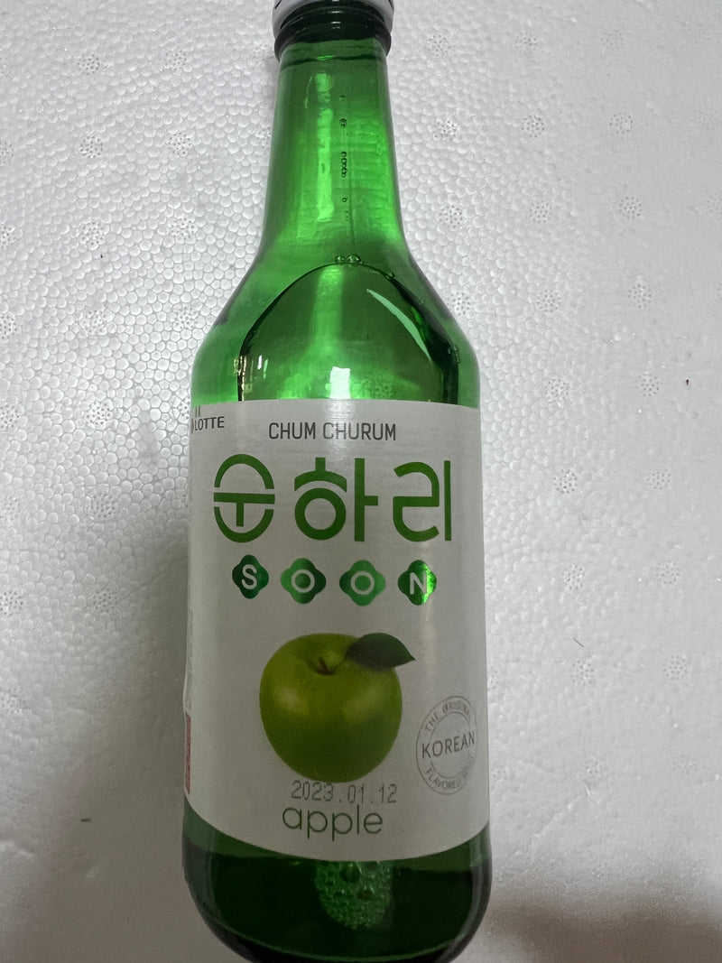 韩国烧酒苹果味350ml