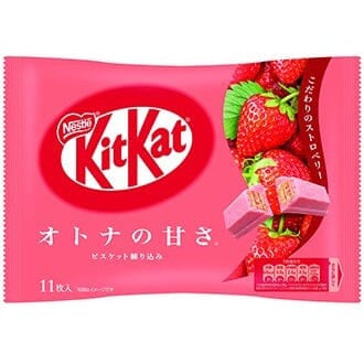 雀巢奇巧草莓味巧克力威化夹心饼干 /KitKat 迷你巧克力饼干草莓味 126.1g NESTLE