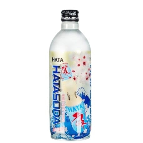 日本白桃苏打汽水/HATA Erfrischungsgetr Ramune weißer Pfirsich/500ml