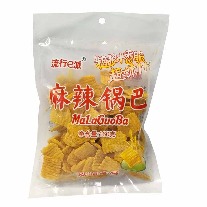 流行E派 麻辣锅巴 160克/ 大米饼干麻辣 160g LXEP