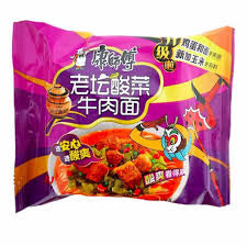 康师傅 老坛酸菜牛肉面/KANGSHIFU Instant Nudeln 117g