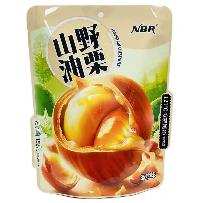 众星 山野油栗 板栗 海盐味/NBR Esskastanien mit Meersalz 152g