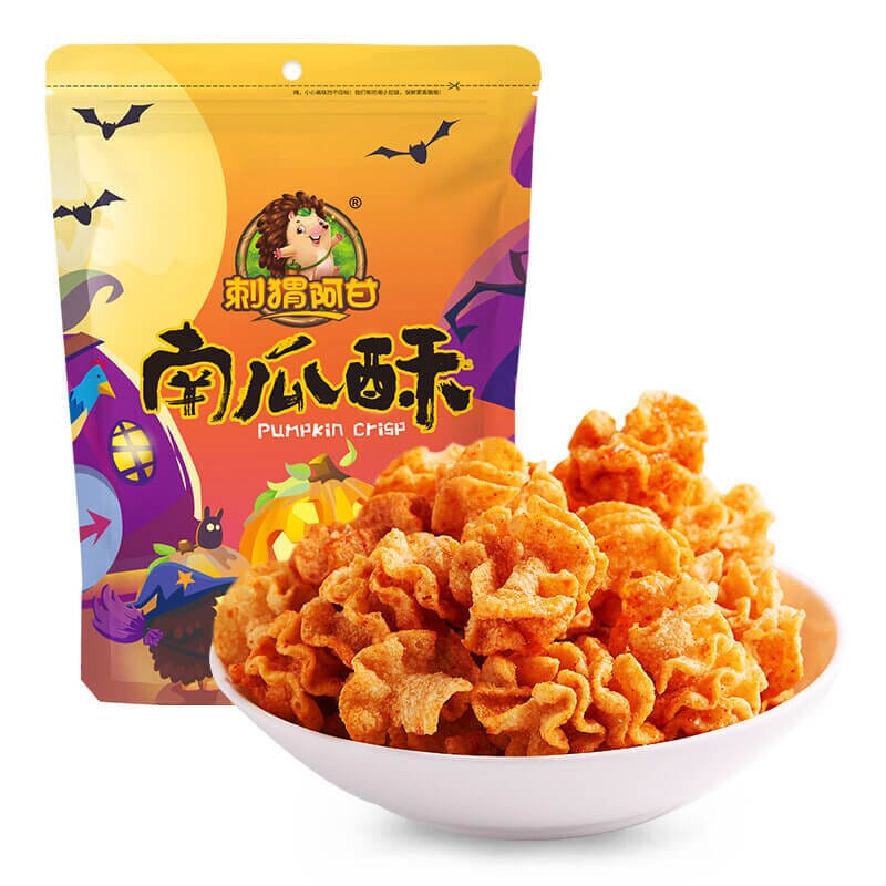 刺猬阿甘 南瓜酥/CIWEIAGAN Geriffelte Kürbischips 75g