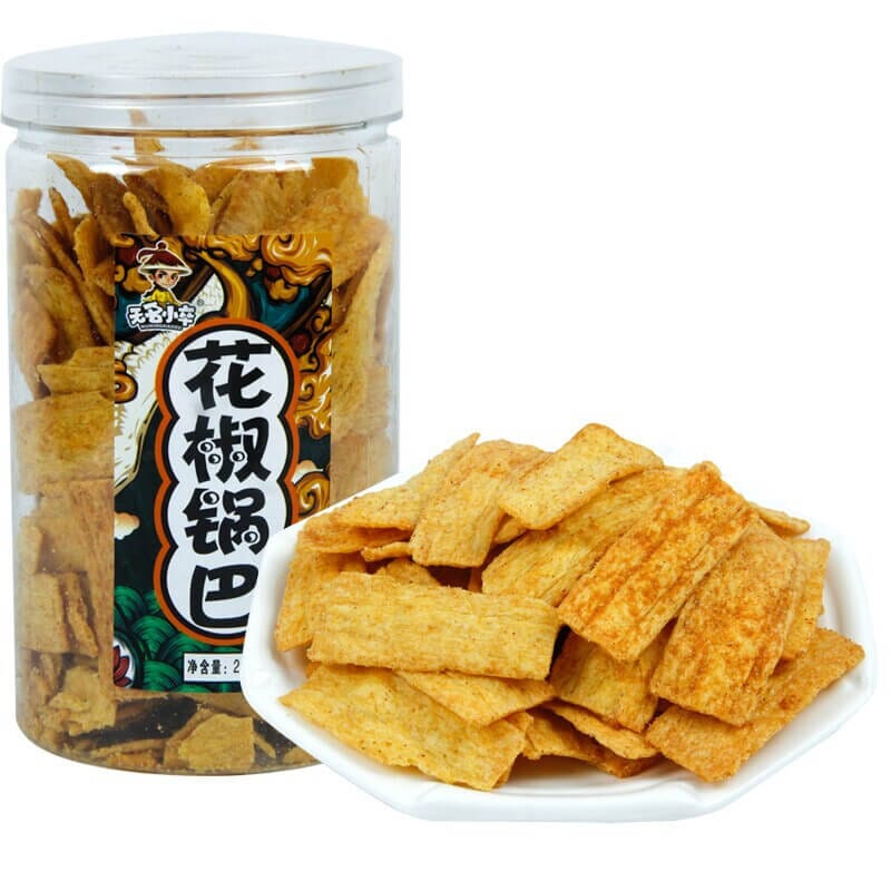 无名小卒 花椒锅巴 原味/WUMINGXIAOZU Knuspriger Maissnack, feurig scharf 210g