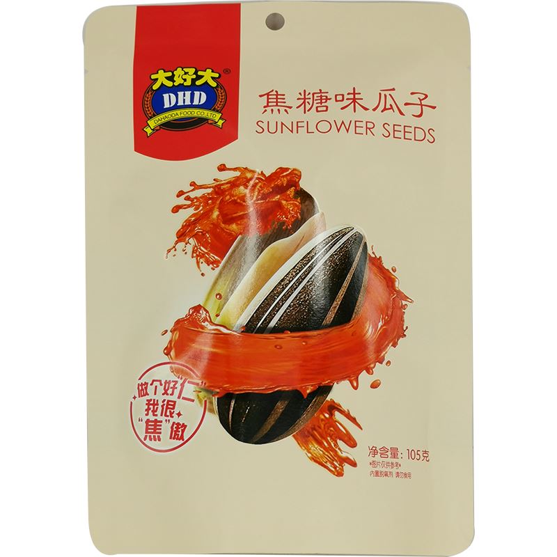大好大 焦糖味瓜子/DAHAODA Sonnenblumenkerne mit Karamellgeschmack 90g