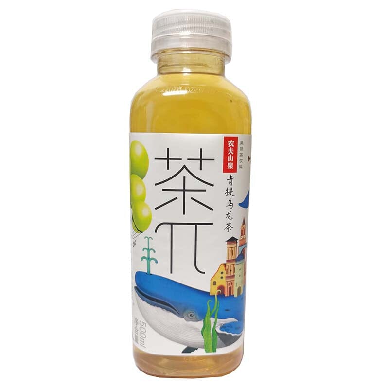 农夫山泉 茶π 青提乌龙 500毫升 / Woolongteegetränk Grüntauben 500ml NFSZ