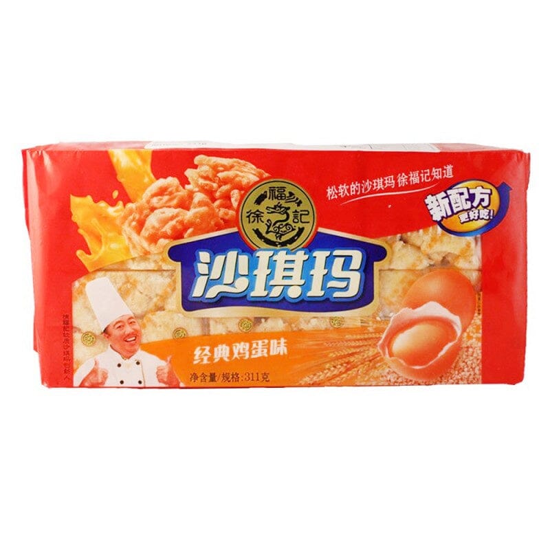 徐福记 沙琪玛 经典鸡蛋味/HSUFUCHI Trad. Mehlgebäck (Sachima) mit Eiergeschmack 311g