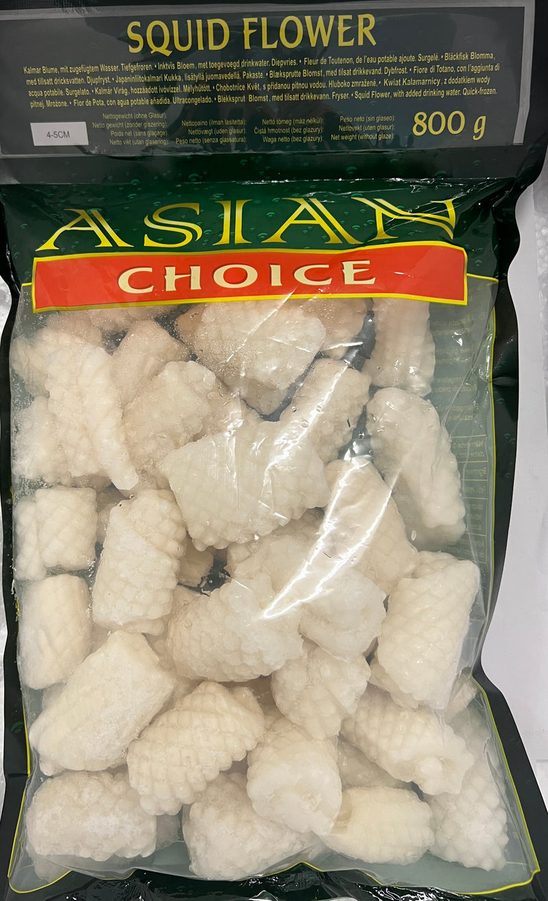 冰冻 鱿鱼花/TK ASIAN CHOICE Tintenfischröllchen (Gigas) glasiert 1000g