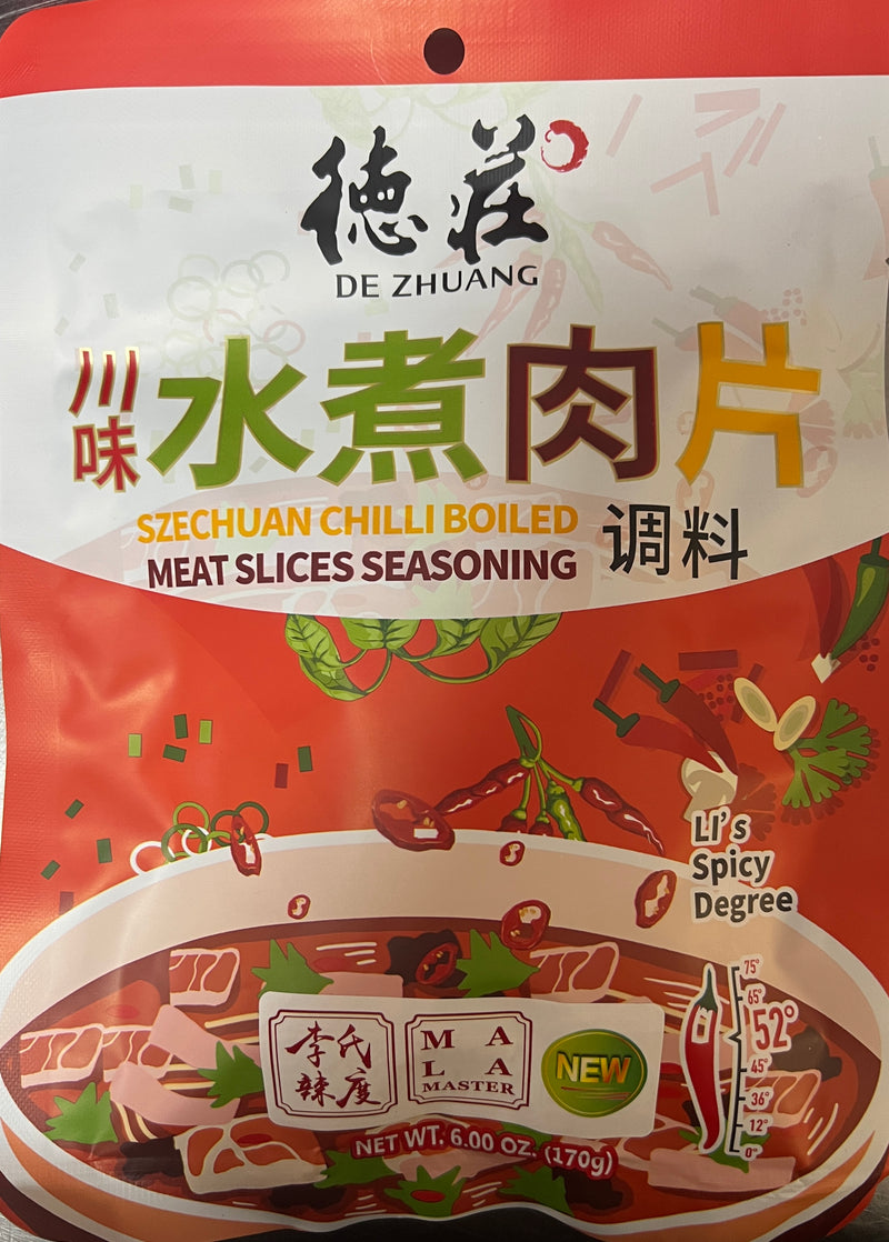 德莊川味水煮肉片/ Sauce für Fleisch Sui-Zu-Rou 170g