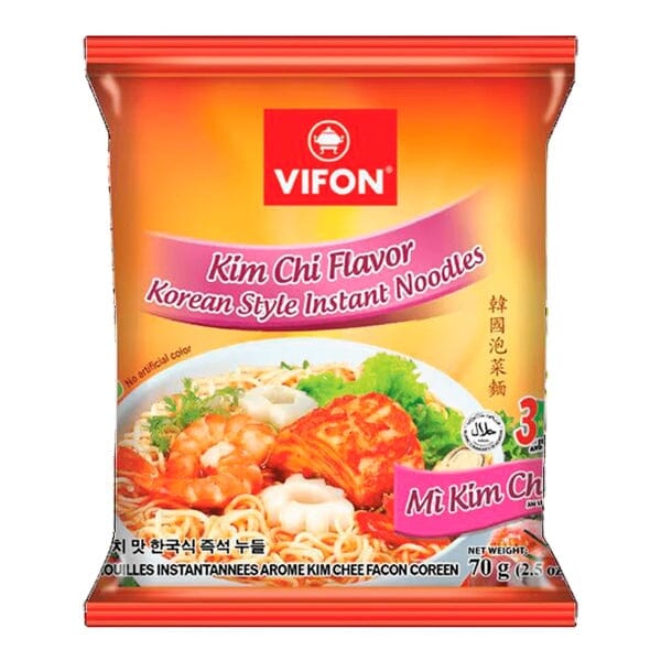 越南 泡菜海鲜味 方便面 70克 /Instantnudeln Kimchi Meeresfrüchte Geschmack 70g VIFON