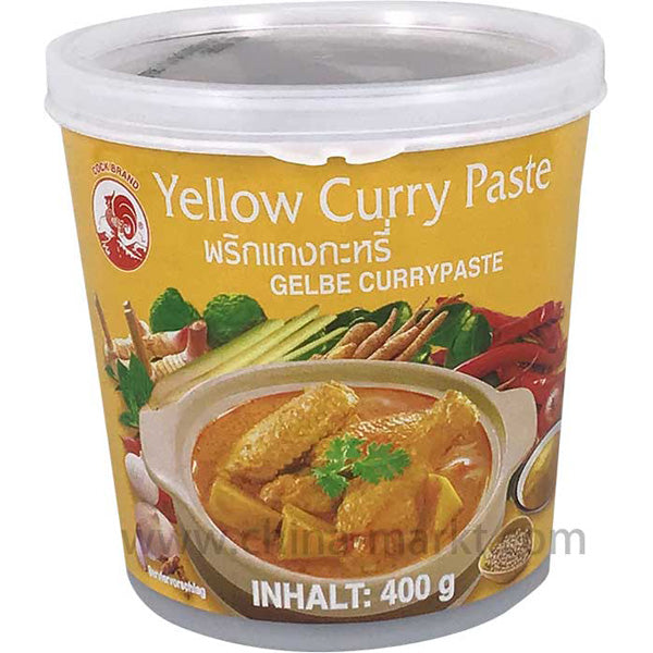 Cock Brand Gelbe Currypaste 400g