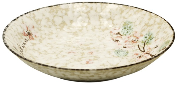 Keramikschale Schnee (18,8 cm), 寒梅雪花盘