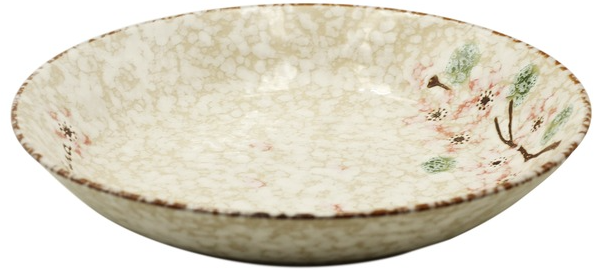 Keramikschale Schnee (21 cm)寒梅雪花盘
