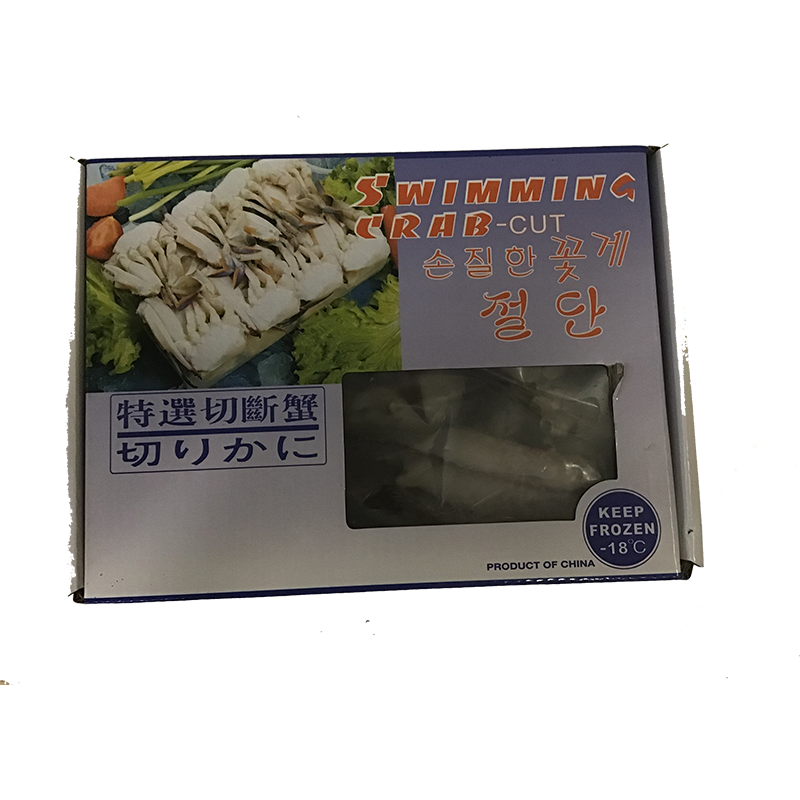 冰冻-Tiefgefroren! 椰树牌 特选切断蟹 中国冻切蟹/Blaukrabbe (roh) geschnitten glasiert 700g