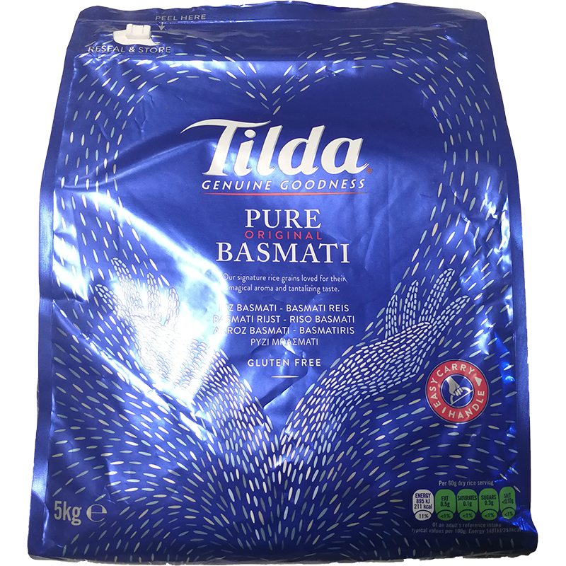 Tilda Pure Original Basmati Rice 5kg