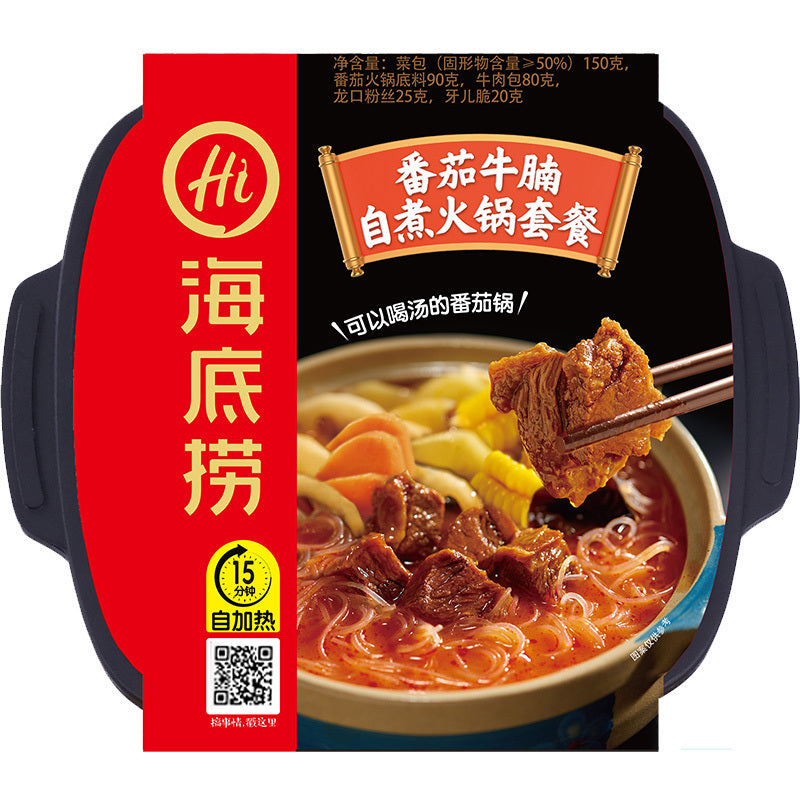海底捞 番茄牛腩自煮火锅/HDL Feuertopf Mahlzeit mit Rindfleisch und Tomaten 395g