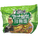 康师傅 老坛酸菜排骨面/KangShiFu Instant Nudeln Sauerkraut & Rippchen 113g