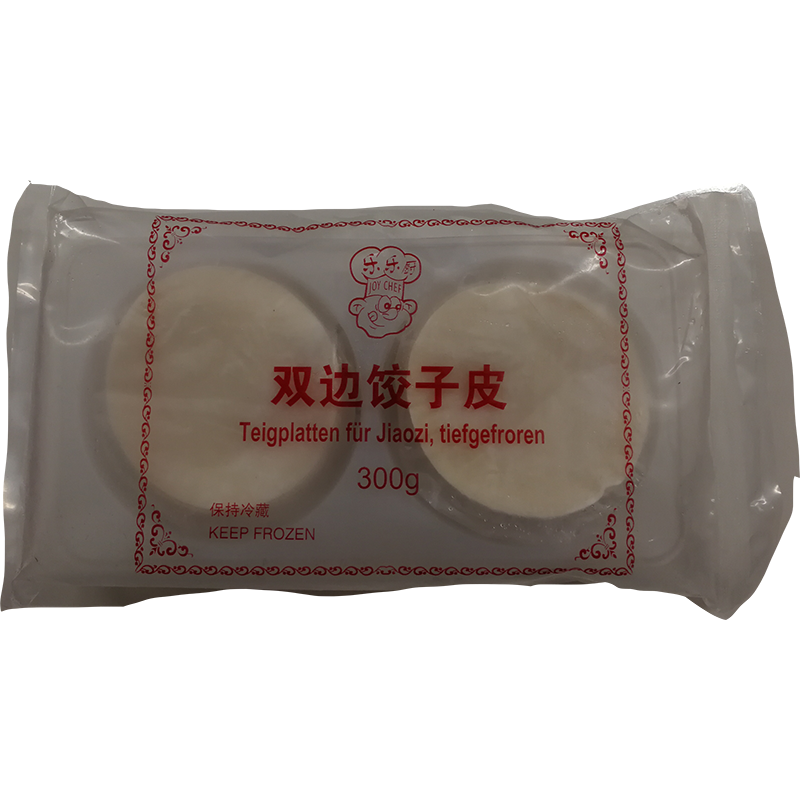 冰冻-TK 乐乐厨 双边饺子皮/Teigplatten für Jiaozi 300g