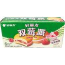 好丽友 双莓派/ORION Mini-Kuchen mit Erdbeer-Himbeer-Cremefüllung 138g