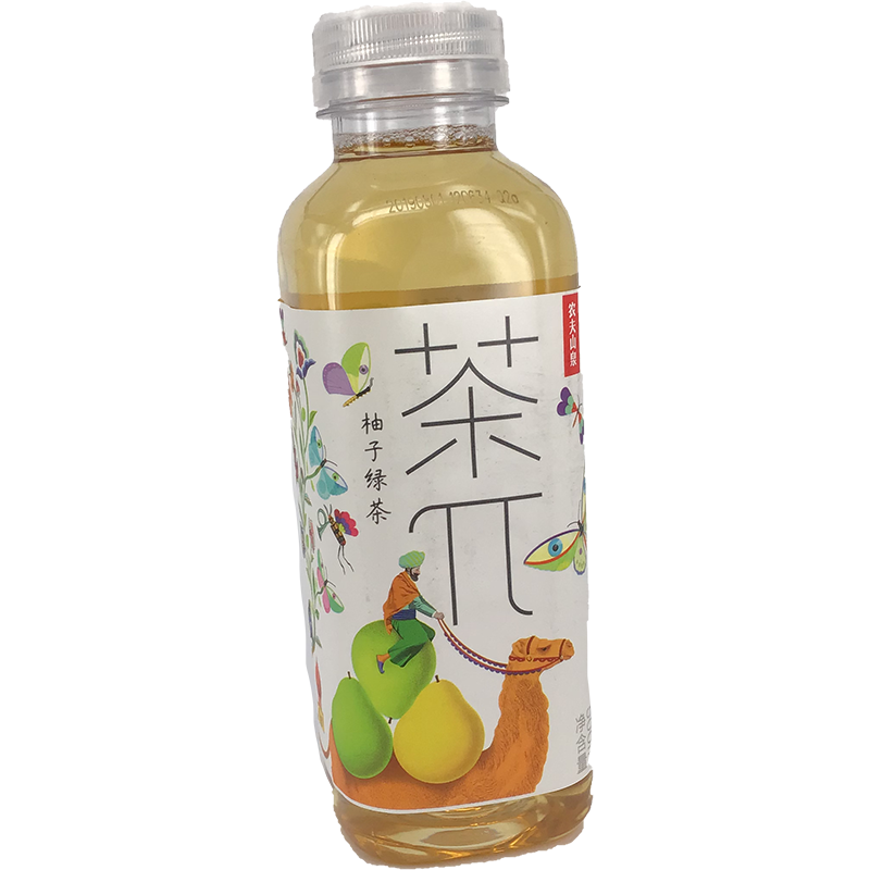 农夫山泉 茶兀 柚子绿茶 饮料 / NFSZ Zitronen Grüntee Getränk 500ml