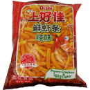 上好佳 非油炸 鲜虾条 辣味/OISHI Cracker mit Garnelengeschmack, würzig u. scharf 40g