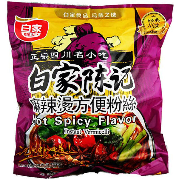 白家陈记 麻辣烫方便粉丝/Baijia Instant Fandennudeln Hot Spicy 105g