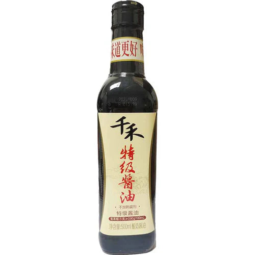 千禾 特级酿造酱油 不加防腐剂/Sojasauce Premium 500ml QIANHE