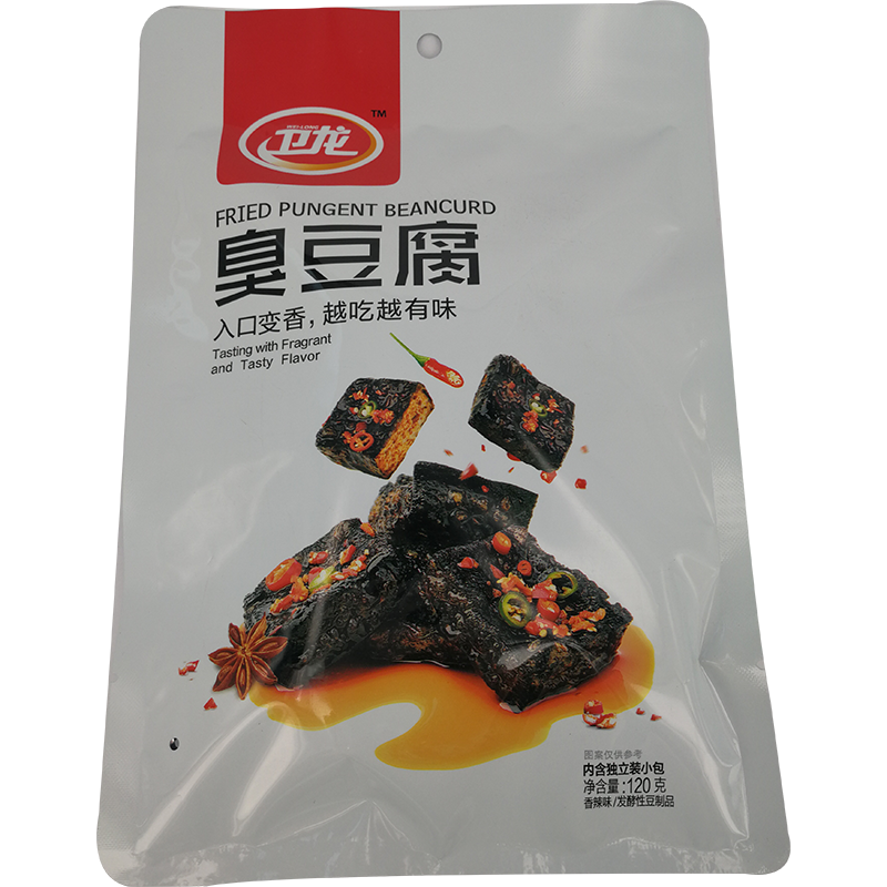 卫龙 臭豆腐香辣味/Wei Long eingelegtes Tofu - scharf 120g