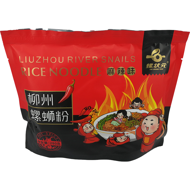 螺状元 柳州螺蛳粉 麻辣味/Reisnudeln mit Schneckensuppe 280g