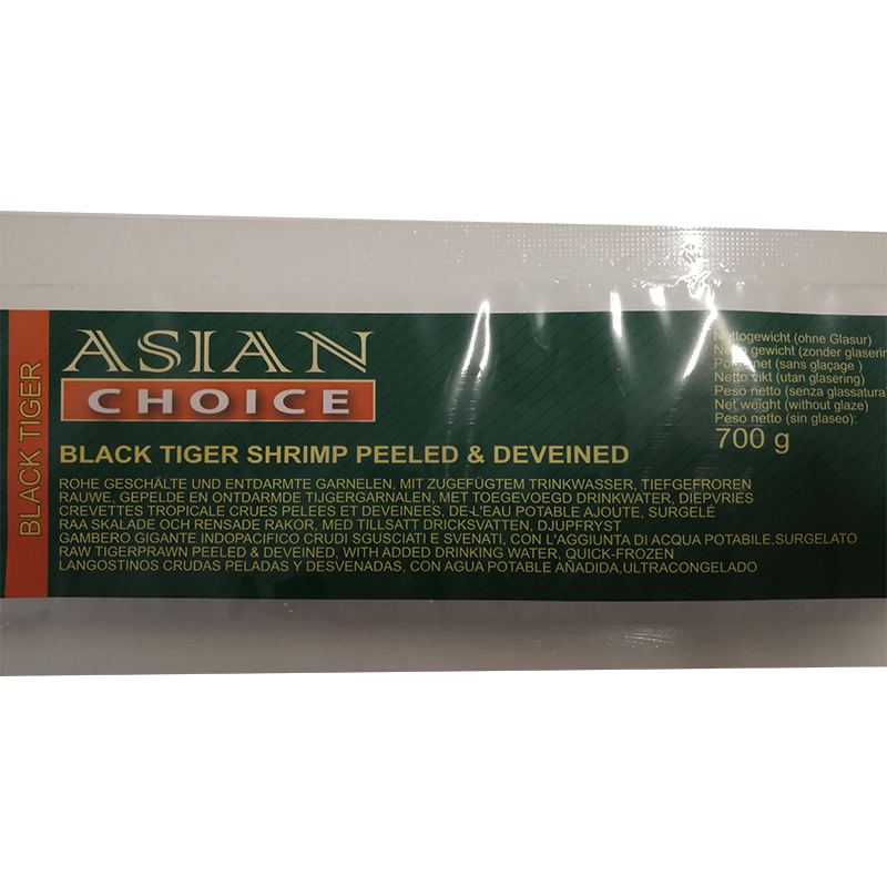 冰冻-TK  亚洲精选冰冻虾仁/Asian Choice Rohe geschälte und entdarmte Garnelen 1kg Gr. 41-50