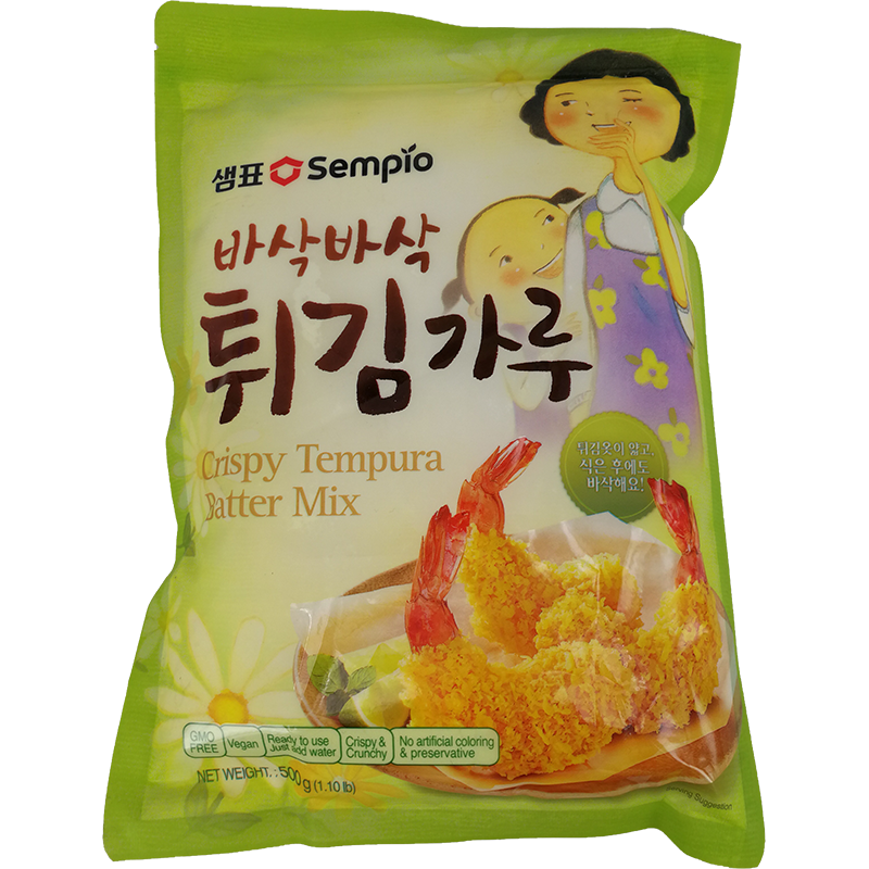 Sempio 韩国脆皮天妇罗混合面糊/Backmischung für Tempura-Gerichte 500g