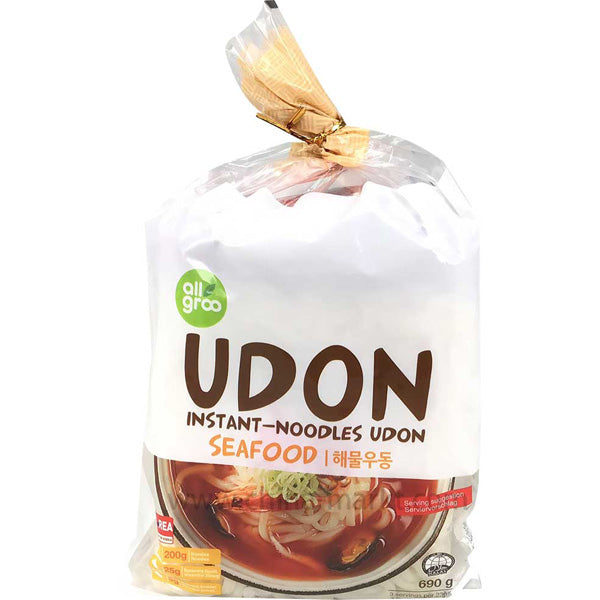 Allgroo 即食乌冬面海鲜味/Instant Noodles Udon mit Meeresfruchtengeschmach 690g