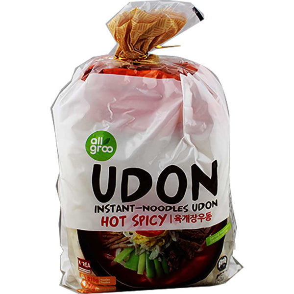 Allgroo Instant Noodles Udon Hot Spicy 690g