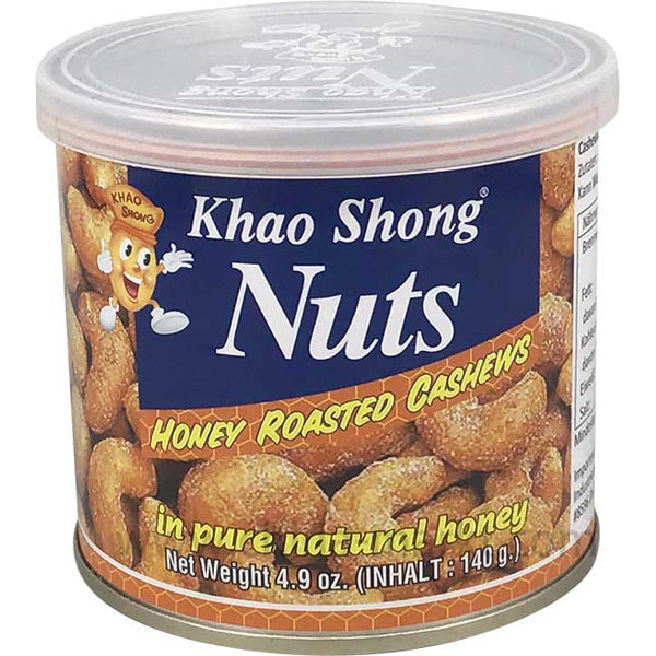 KHAO SHONG 蜂蜜腰果 / Cashewkerne mit Honig geröstet 140g