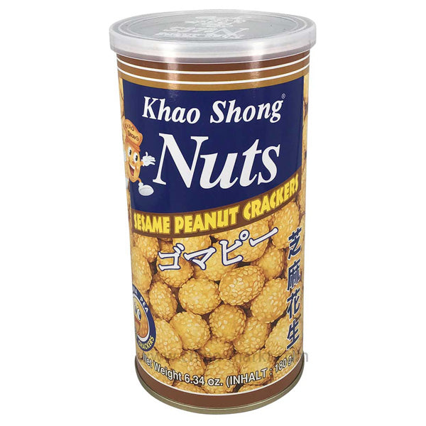 KHAO SHONG Sesam Kracker mit Erdnusskern 180g