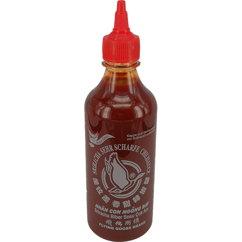 飞鹅 辣椒酱 特辣/Sriracha sehr Scharfe Chilisauce 455ml
